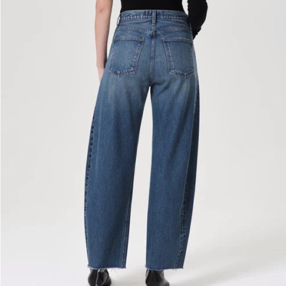 Agolde Luna High Rise Pieced Taper Jeans - Picture 5 of 7